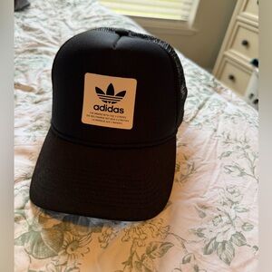 Black Adidas Trucker Hat
